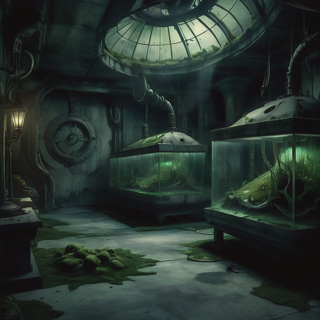 00162-[number]-2122864631-dark, eerie,Time-looped Protective Sanctum, Pillows, Concrete Flooring, Algae Bioreactors for Lighting, Accent Lighting, fantasy.png